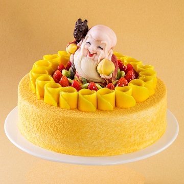 幸福安康-水果祝寿蛋糕