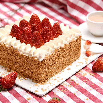 草莓拿破仑蛋糕