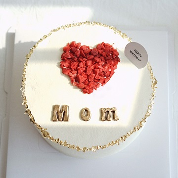 网红爱心Mom蛋糕
